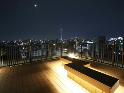 25.屋上テラス夜景